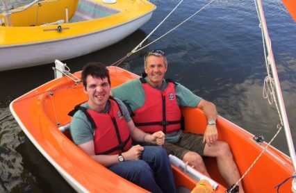 Martin Boniface with his son Harry
