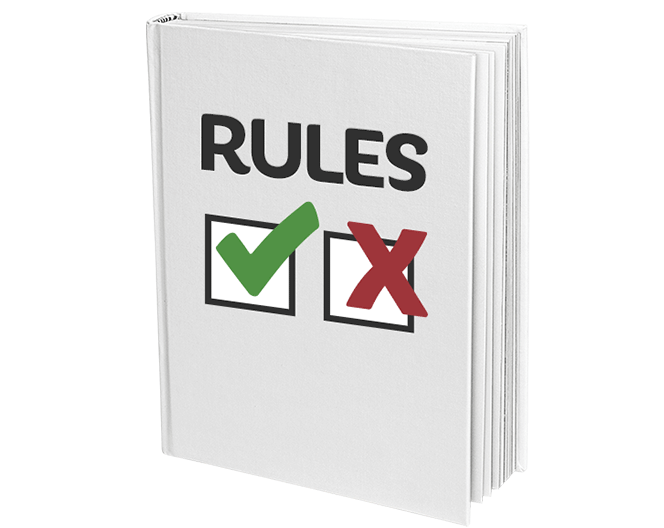 An image of a rule book