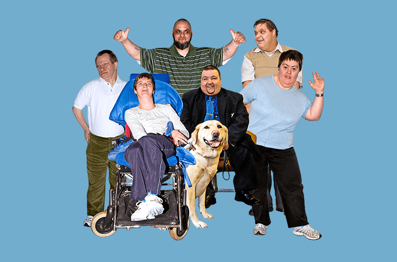 easy read photosymbol image of group of people